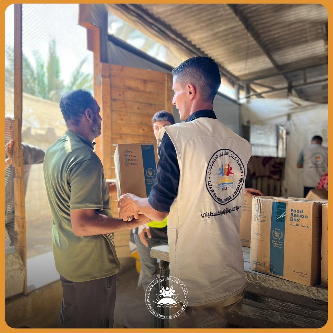 AlFajr Launches Distribution of WFP Food Assistance in Al-Mawasi–Al-Qarara